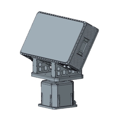 160W Active Phased Array Border Security Radar per obiettivi bassi, piccoli e lenti