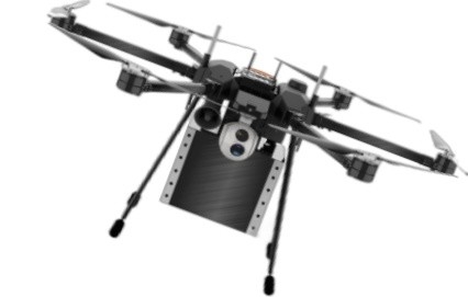 UAV in rete Veicolo aereo senza equipaggio Multirotor Drone carico utile 10kg 12S batteria 28000mAh