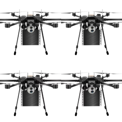 Aereo aerei UAV a più missioni a rete a più rotori, aereo personale, carico utile 10 kg