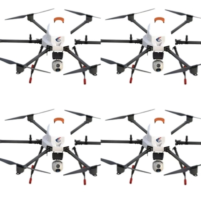 Veicolo aereo senza pilota a sei rotori, droni aerei multiuso.
