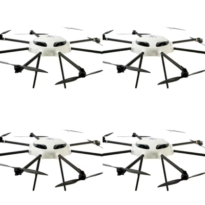 25 kg UAV di livello Veicolo aereo senza equipaggio multiuso in rete Drone 6 rotori