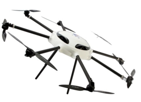 LT-M8FD UAV a rete a otto rotori personalizzato per ispezione e logistica