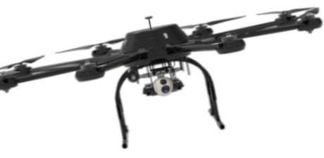 Heavy Duty 30kg Multirotor Drone con lenti fotoelettriche a tre assi