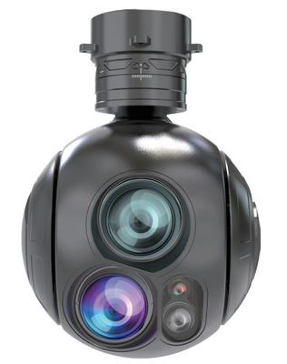 Drone rilevamento di tracciamento Lenti fotoelettriche Fotocamera termica 360 gradi di rotazione