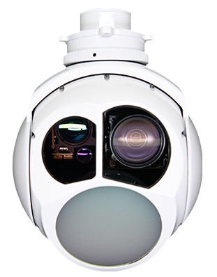 Drone di tracciamento rotativo di pod optoelettronica con due assi girosistemi stabilizzati piattaforma