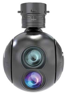 Fotocamera girante fotoelettrica a tre assi per il rilevamento di immagini aeree a terra